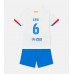 Barcelona Paez Gavi #6 Replika Babykläder Borta matchkläder barn 2023-24 Korta ärmar (+ Korta byxor)